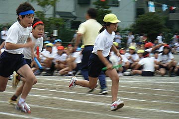 運動会のお手伝い