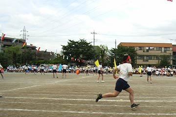 運動会のお手伝い